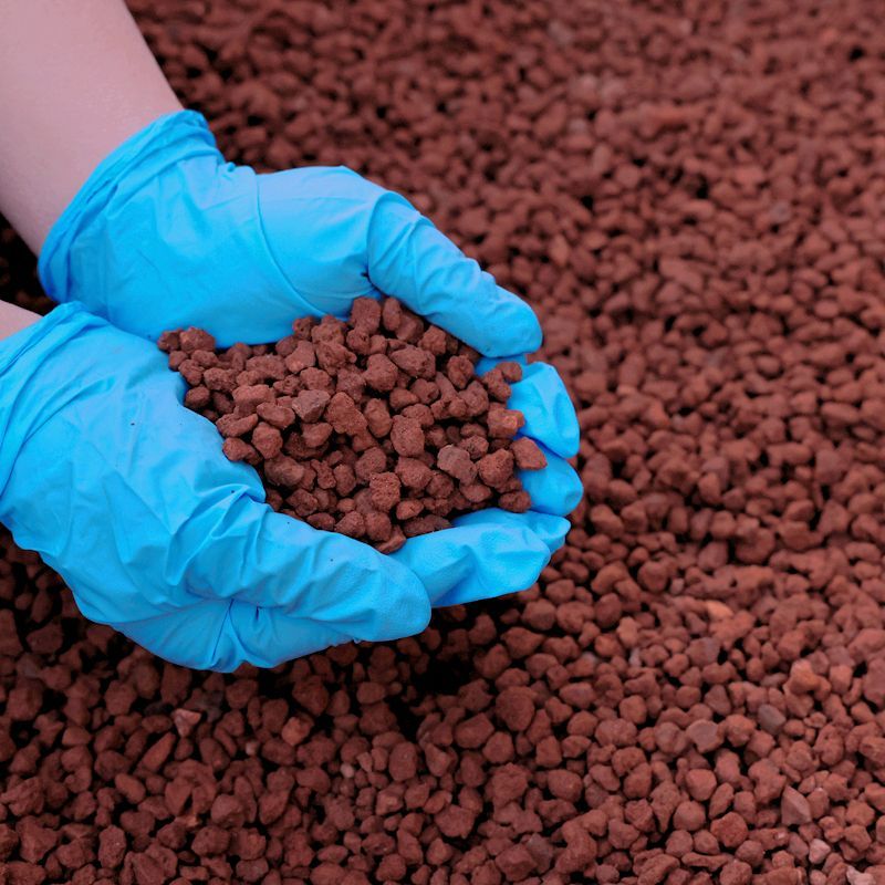 Aquarium Plant Substrate - 1 kg Volkanik kaya akvaryum zemin