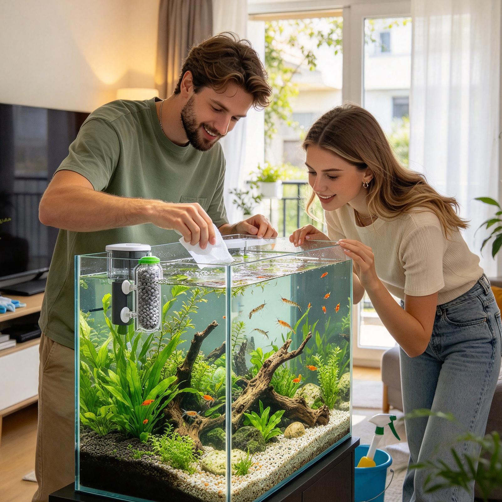 Aquarium Planted Tank Filter - Balık Tankı Oksijen Difüzörü, Su Sıçramasına