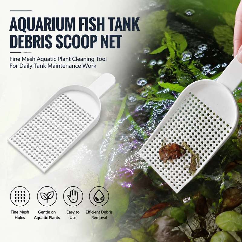 Planted Aquarium Cleaning - Akvaryum Balık Tankı Kalıntı Kepçesi İnce
