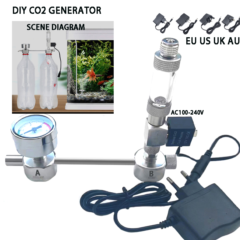 Aquarium Liquid Carbon - Akvaryum DIY CO2 Jeneratör Sistem Kiti