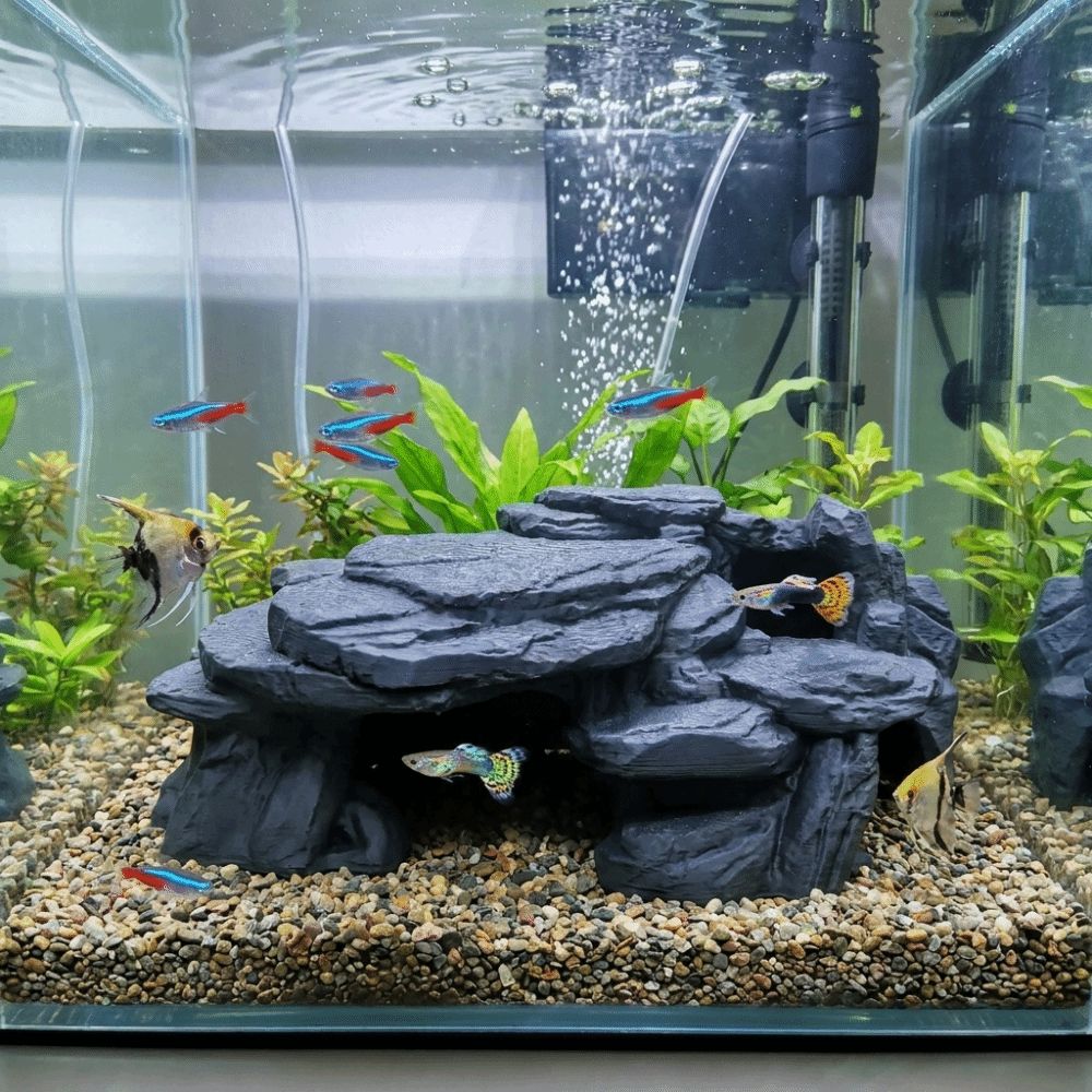 3D Baskılı Balık Tankı Kaya Sü - Aquarium Driftwood incelemesi ve fiyatı