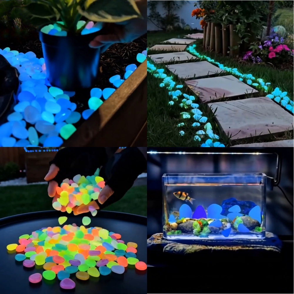 Karanlıkta Parlayan Renkli Taş - Plant Aquarium Pot incelemesi ve fiyatı
